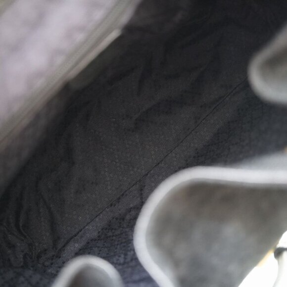 Gucci Bamboo Backpack Daypack Suede Black 0182 Suede Vintage - Picture 4 of 10